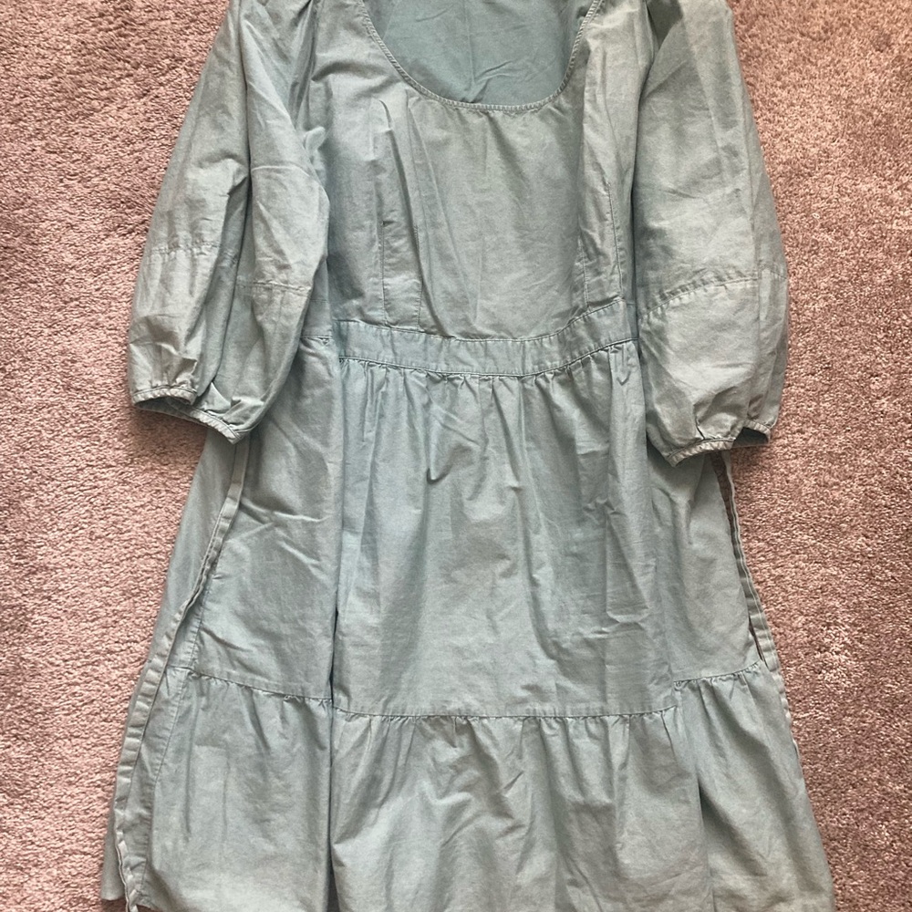 Ava & Viv Light Green/Teal Dress